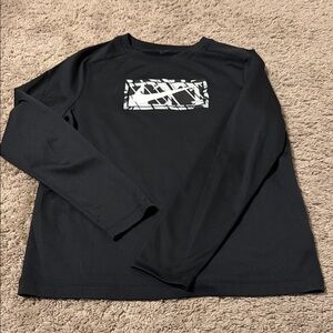 Nike Black and White Long Sleeve Men's Tee
